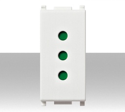 [MS14201] Presa tipo P11 Vimar 2P+T 10A bianco 10A 250V Plana 14201
