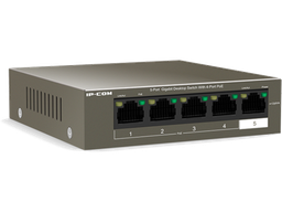 [HT-F1106P-4-63W] Switch 6 porte 10/100MBit di cui 4 porte POE IP-COM
