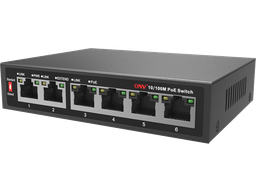 [HT-POE31064PL] Switch ethernet 6 porte 10/100 di cui 4 POE - ONV
