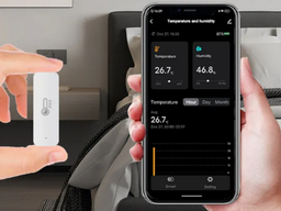 [STZS1L] Sensore di Temperatura e Umidità - ZigBee - Alimentazione 2x AAA - TUYA