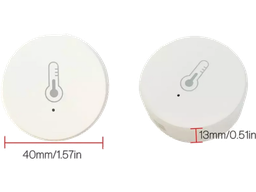 [STZS1K] Sensore di Temperatura e Umidità - ZigBee - Alimentazione 1x CR2045 - TUYA