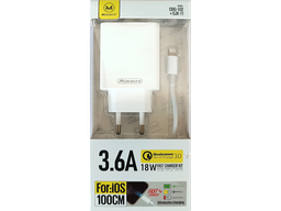 [MIM31-358] Alimentatore Super Flash Charger 3.6A USB + Cavetto per IOS