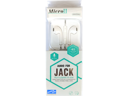 [MIM32-816] Auricolare stereo con microfono con Jack 3.5mm - Lunghezza 1.2m