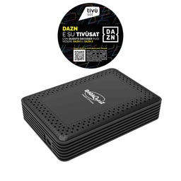 [MS0071] Tivusat HD Digiquest MicroSAT retro TV compatibile DAZN - Mini decoder Retro TV