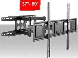 [MS2323] Supporto TV orientabile con staffa a muro per schermi da 37" a 80" vesa compatibile