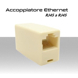[ETACC5] Accoppiatore cavo di rete Lan ethernet RJ45 per unire due cavi dati cat.5e UTP