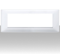 [MS14657.01] Placca 7 moduli vimar bianco Plana 14657.01