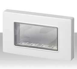 [MS14944.01] Coperchio stagno per 4 moduli vimar bianco IP55 per scatole da incasso Plana 14944.01