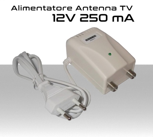 [SA2743] Alimentatore antenna TV da 200mA 12V tipo stabilizzato ad 1 uscita