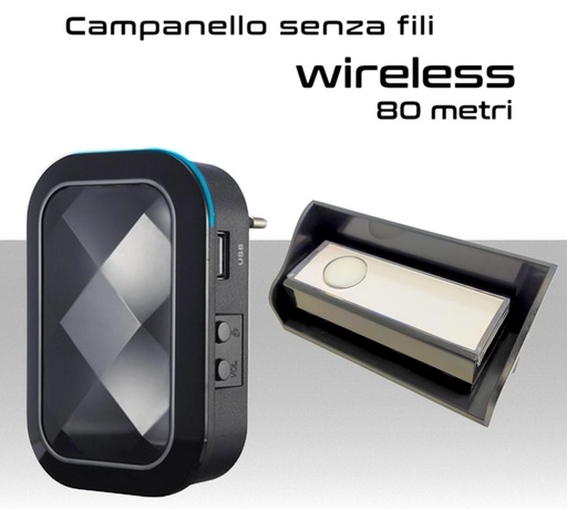 [SA0710] Campanello senza Fili wireless plug-in