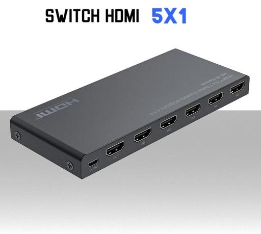 [SA0449] Switch Hdmi 5X1 con telecomando supporto 4k HDR 18Gps HDCP 