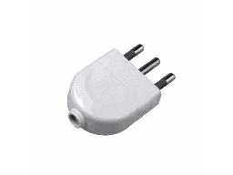 [SKU-8718] Spina 16A 2P+T con Uscita Cavo Dritta Colore Bianco