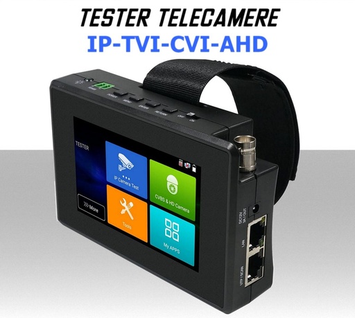 [SA3156] Tester TVCC da polso per telecamere IP-WI-FI -AHD-ONVIF-PTZ-POE