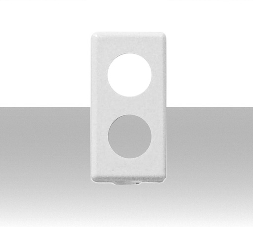 [MA433] Adattatore portafrutto 2 fori Gewiss Chorus Bianco demix