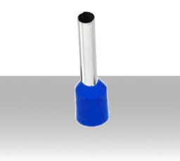 [ELPU2.5] Puntalini per cavo da 2.5mmq - Colore Blu - Confezione 100Pz