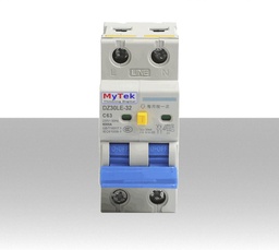 [JRCBO/C20-1PN-6kA-A30] Magnetotermico differenziale 1polo+neutro 20A/6kA, 30mA TIPO A, 2moduli