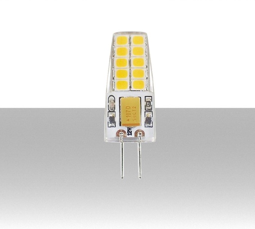 [LBG4-06C] Lampadina LED G4 2,5W 12V luce calda 3000K A+ 220 lumen
