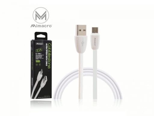 [MIM30-350] Cavo alimentazione USB Type C - Alta corrente - Lunghezza 3 metri - Bianco