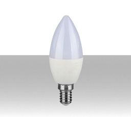 [SKU-112] Lampadina LED E14 Candela 7W 4000K con Chip Samsung – 600 Lumen Luce Naturale