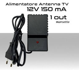 [MSAL93] Alimentatore per amplificatore antenna TV da 150mA 12V tipo stabilizzato 1 uscita a morsetto