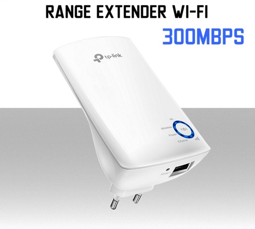 [SA0453] Ripetitore WiFi wireless 300Mbps WPS con Porta LAN ethernet 
