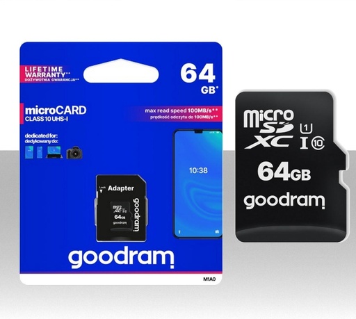 [SA0472] Micro SD 64GB Classe 10 ad alte prestazioni