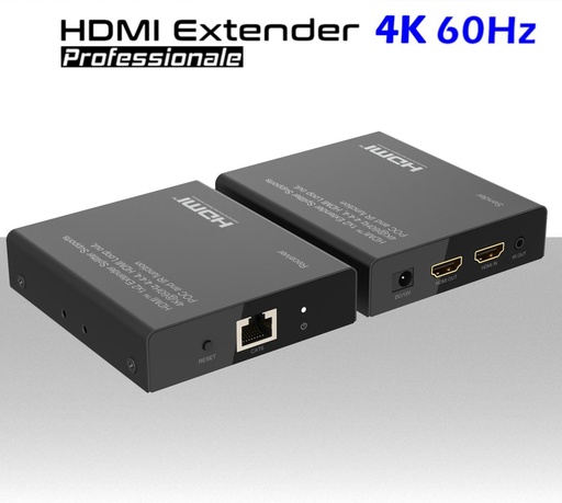 [SAPT-2PET0102EHR] Estensore HDMI 4K Ultra HD lan ethernet Cat5e/6 alte prestazioni