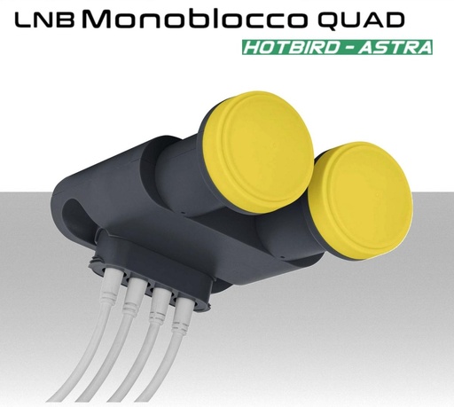 [SA3318] Lnb Monoblocco 4 uscite Dual Feed satelliti Hotbird - Astra convertitore IDdigital LNB 249