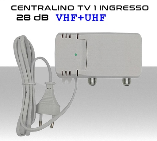 [SA2824] Centralino antenna TV da interno 1 ingresso BIII-UHF 28dB serie PRO
