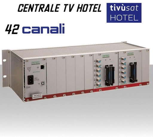[SADTV1616CI5TVS] Centrale TV Hotel 39 canali HD tivusat ANTTRON DTV 1616CI5TVS