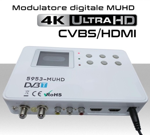 [SA1007] Modulatore HDMI 4K digitale audio video CVBS/HDMI 