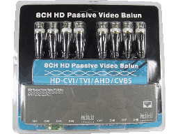 [VA1688] Balun a 8 canali per telecamere TVI - CVI - AHD - PAL ad alta risoluzione fino a 1080P
