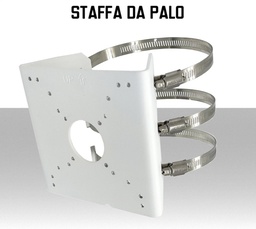 [MS0452] Staffa da palo per telecamera regolabile in alluminio