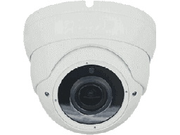 [IPC3D-5] Telecamera Dome IP 5MP FULL COLOR Varifocal 2.8-12mm POE HTML5 + Audio - In metallo