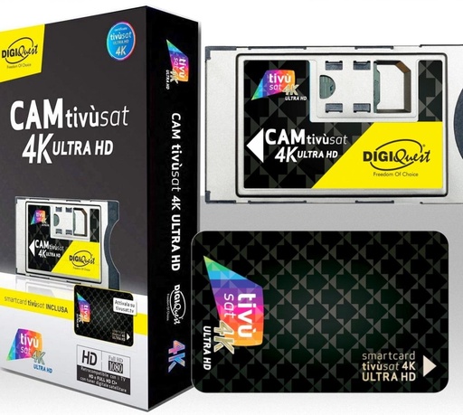 [SA0007] Cam 4K tivusat ULTRA HD con scheda inclusa certificata contenuti DAZN