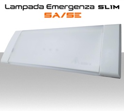 [MSGR2000] Lampada emergenza LED slim da 125 lumen configurabile SA/SE protezione IP40 con pittogrammi inclusi